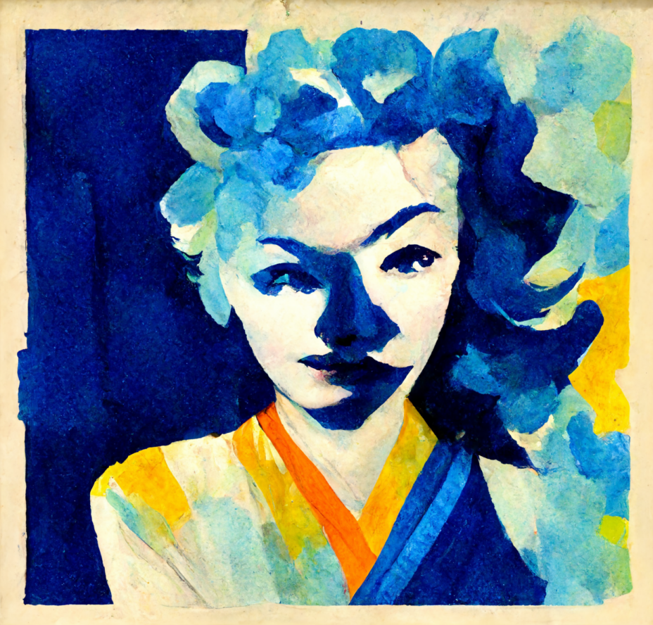 Image of the poster The Lady in Blue
