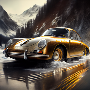 Golden Porsche