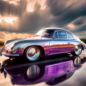 Silver Porsche